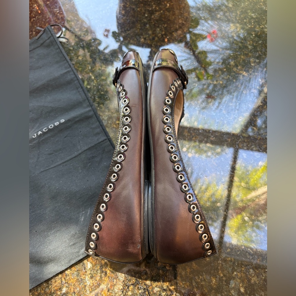 Marc by Marc Jacobs Patent Leather Grommet Flats - Picture 3 of 7